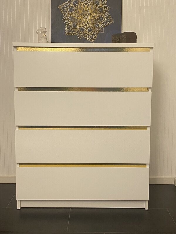 4er Malm Stripes metallic