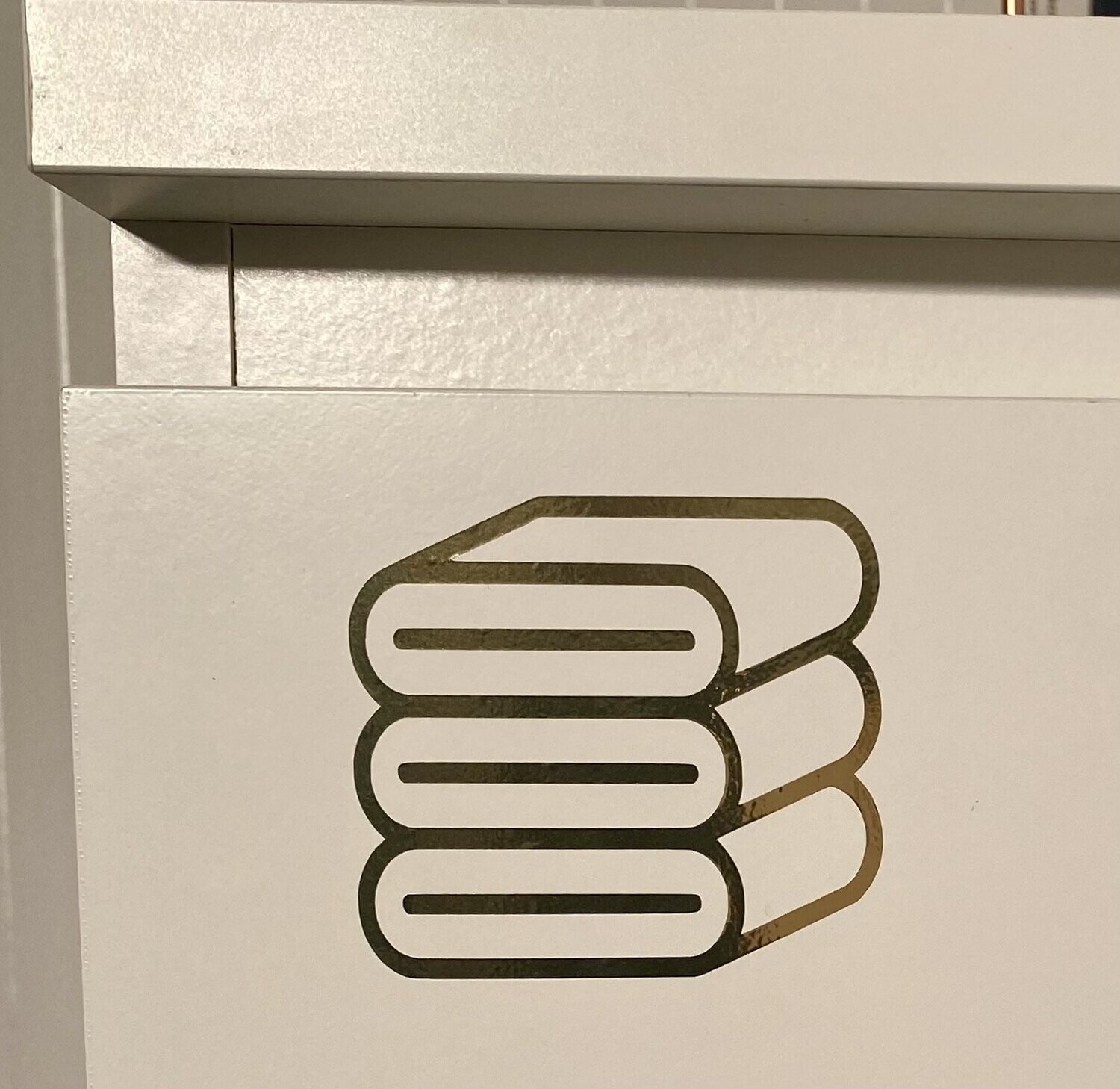 Handtücher Schubladen Icon metallic