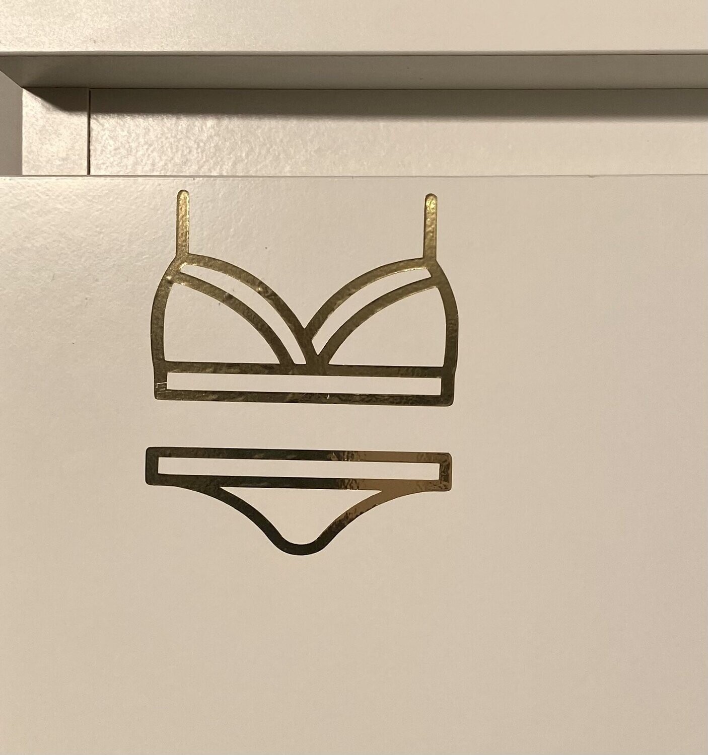 Unterwäsche Schubladen Icon metallic