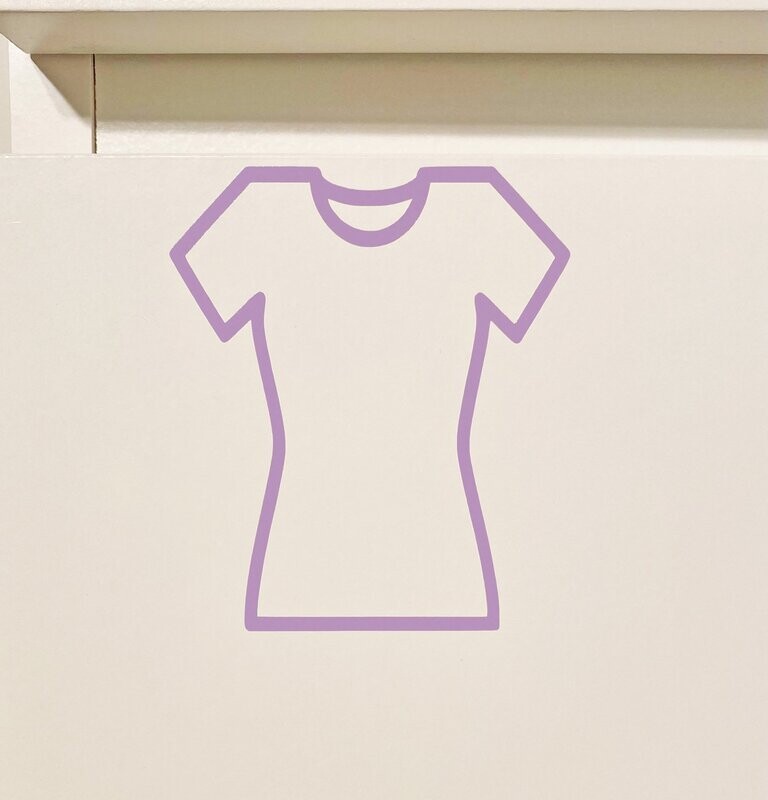 T-Shirt schmal Schubladen Icon
