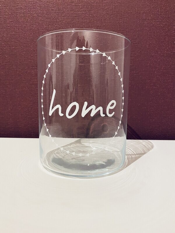 Deko Glas oder Vase Home