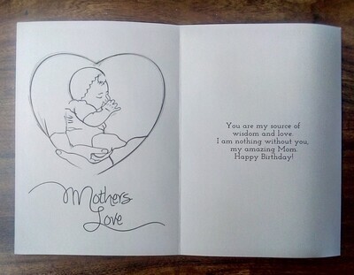 Birthday card for mother