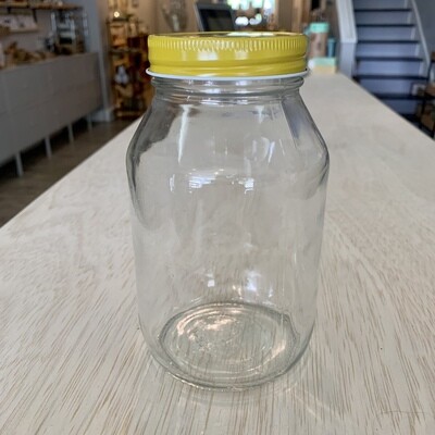 32 oz Quart General Purpose Jar w/ Yellow Lid