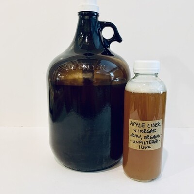 Apple Cider Vinegar, Raw, Organic - by the ounce