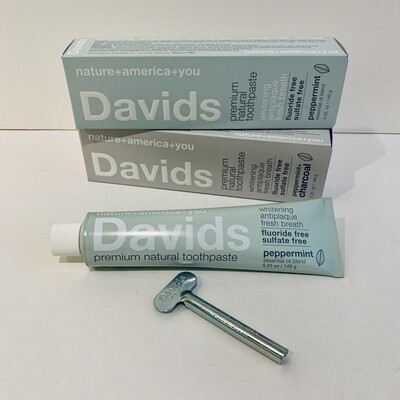 David's Natural Peppermint Toothpaste