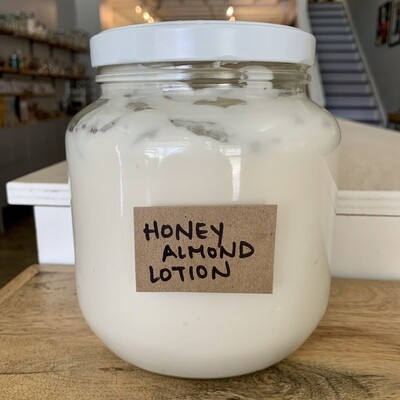 Body Lotion, Honey Almond - by the ounce 