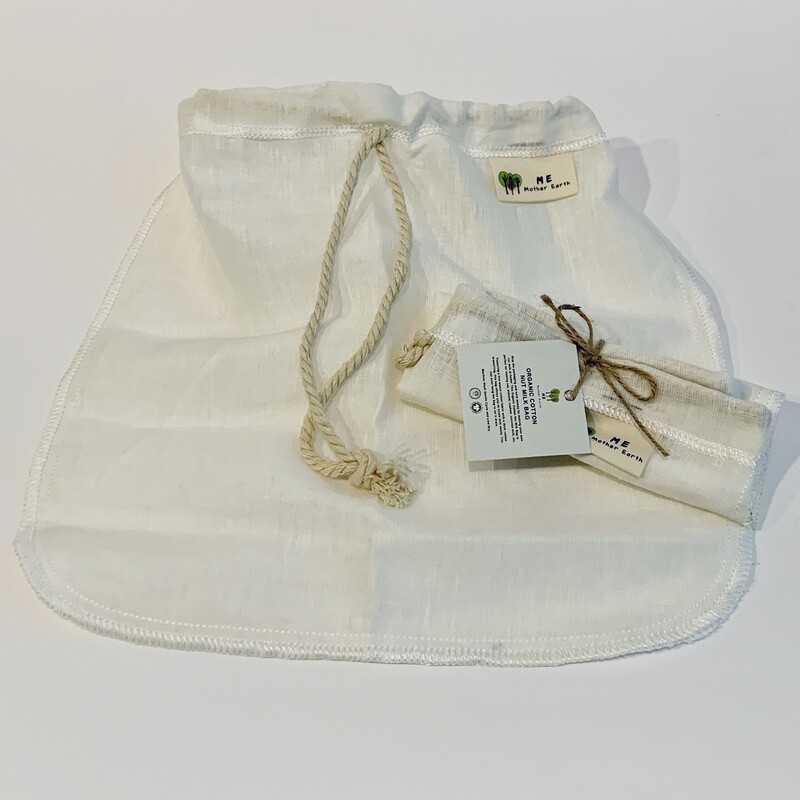 Oat & Nut Milk Bag, Organic - Me Mother Earth 
