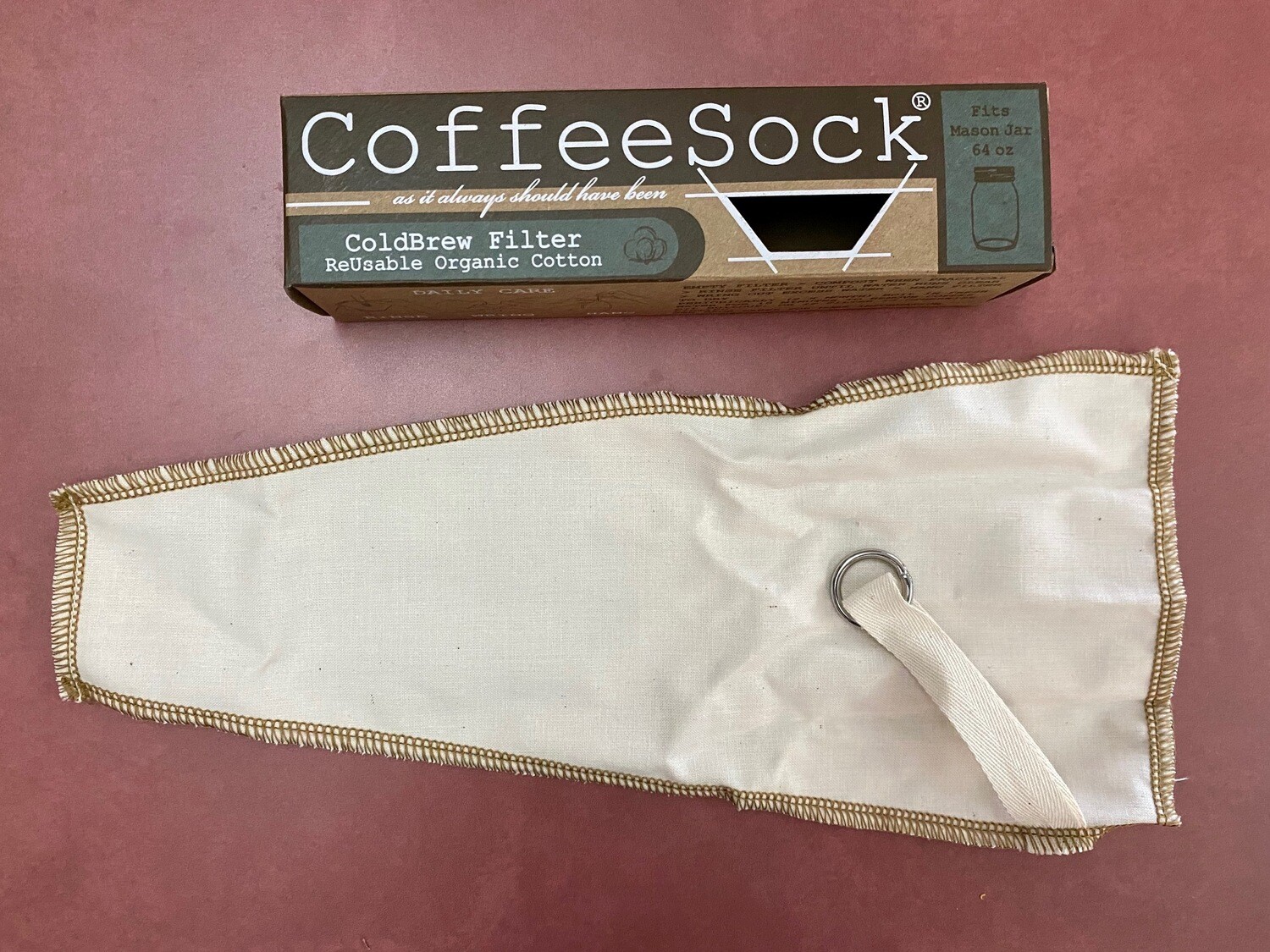 Coldbrew Coffee Filter, Reusable - CoffeeSock