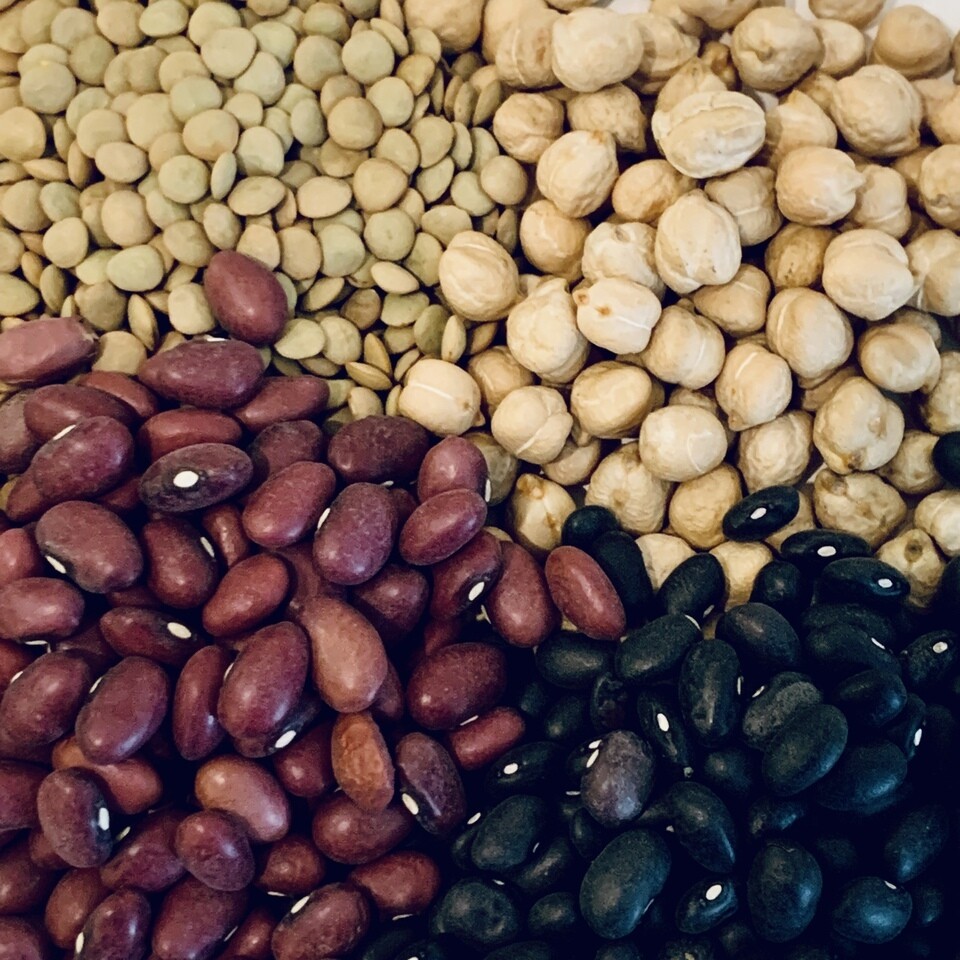 Beans & Legumes, Dried, Organic - by the ounce 