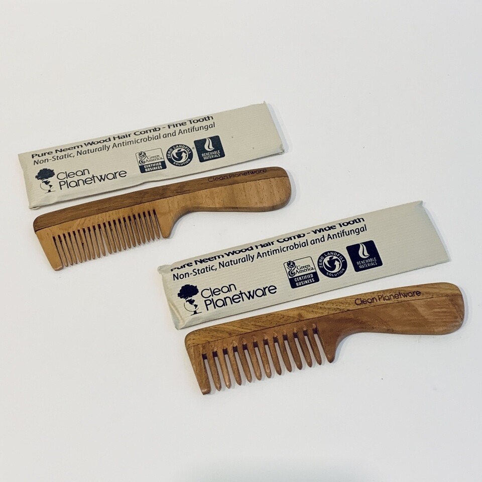 Pure Neem Wood Hair Combs