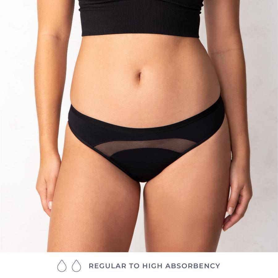 Saalt Wear Hipster Period Underwear - Volcanic Black – Terra