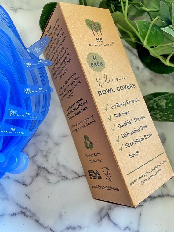 Silicone Bowl Covers, 6Pk - Me Mother Earth