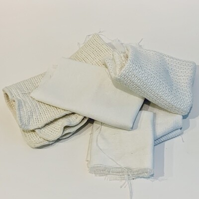 Recycled Cotton Rags - by the ounce 