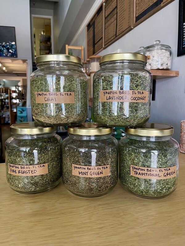 Loose Leaf Yaupon Holly Tea, Organic- by the ounce
