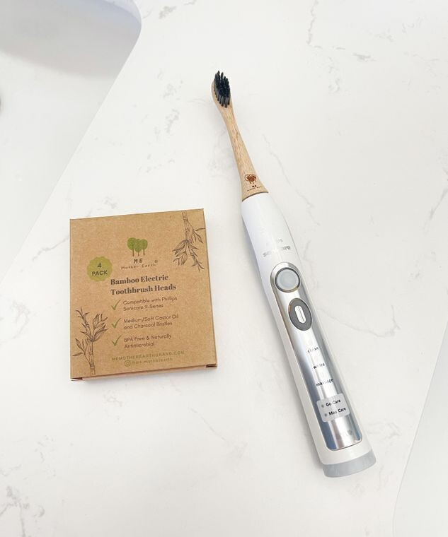 Bamboo Electric Toothbrush Head - Me Mother Earth