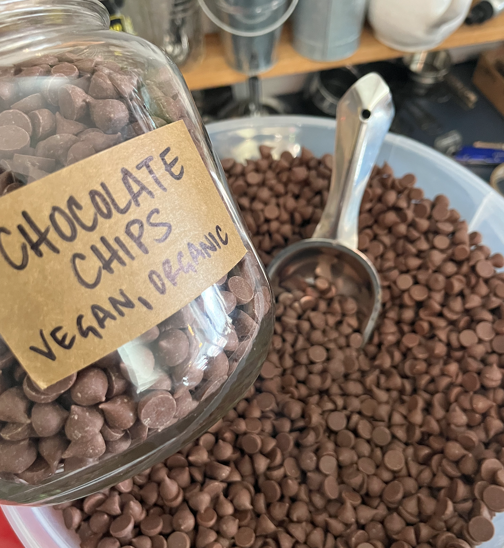 *Milk* Chocolate Chips, Vegan, Organic - by the ounce