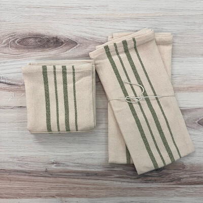 2-Pack Recycled Cotton Tea Towels
