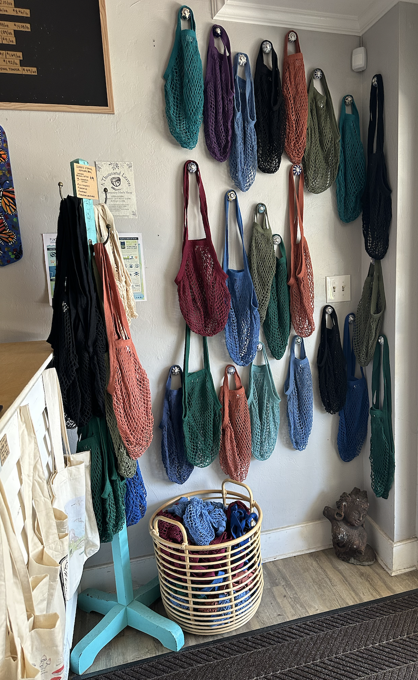 Classic String Grocery Bag, Colorful Cotton