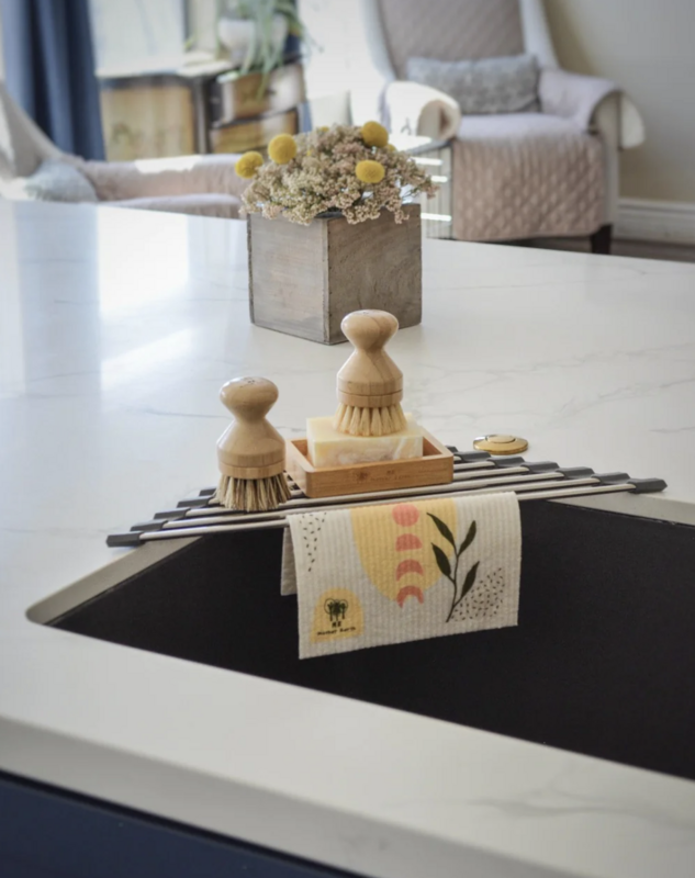 Corner Roll-Up Sink Drying Rack - Me Mother Earth