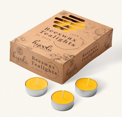 Beeswax Tealight Candle, 5hr
