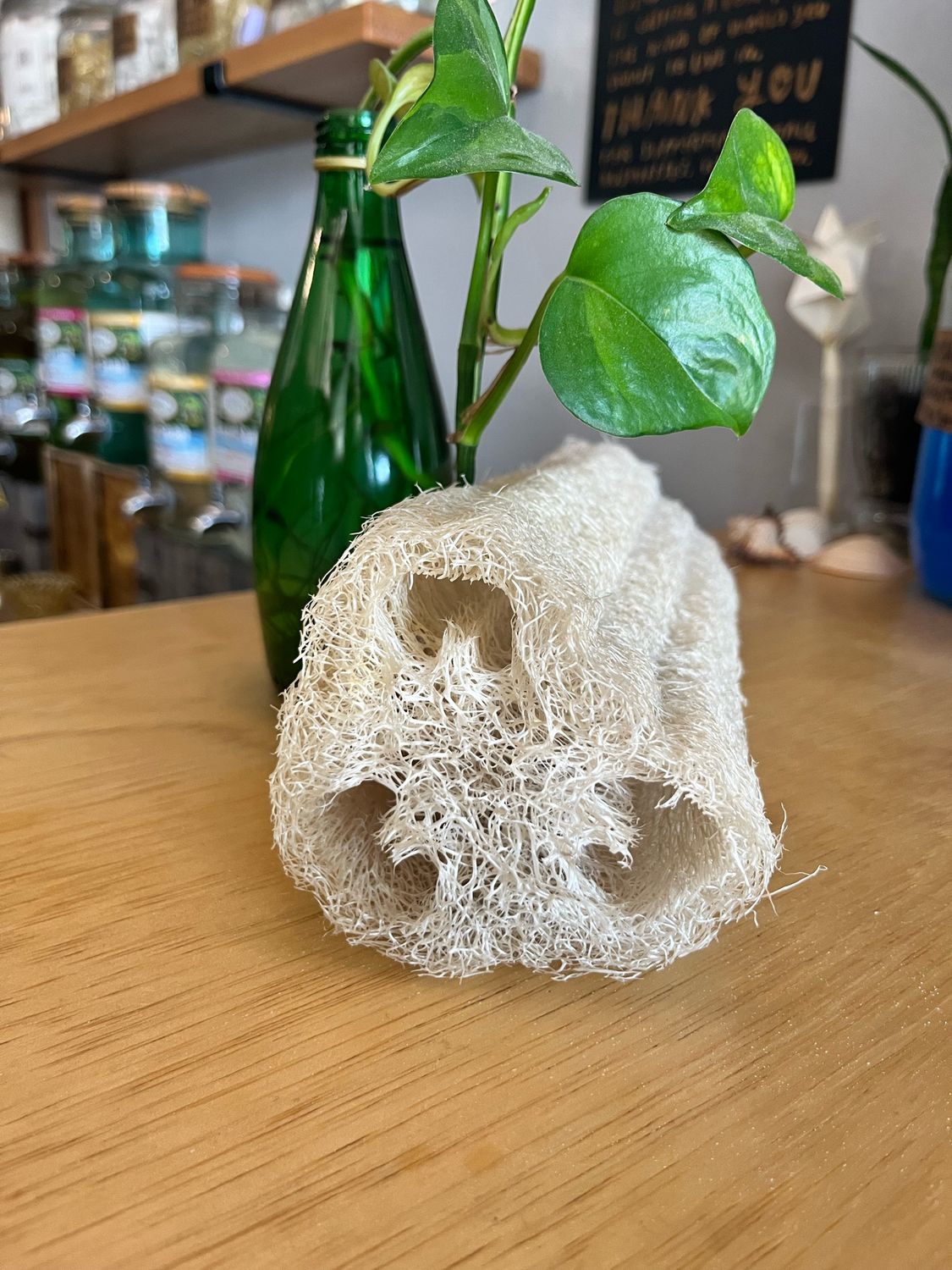 Natural Loofah Exfoliating Sponge