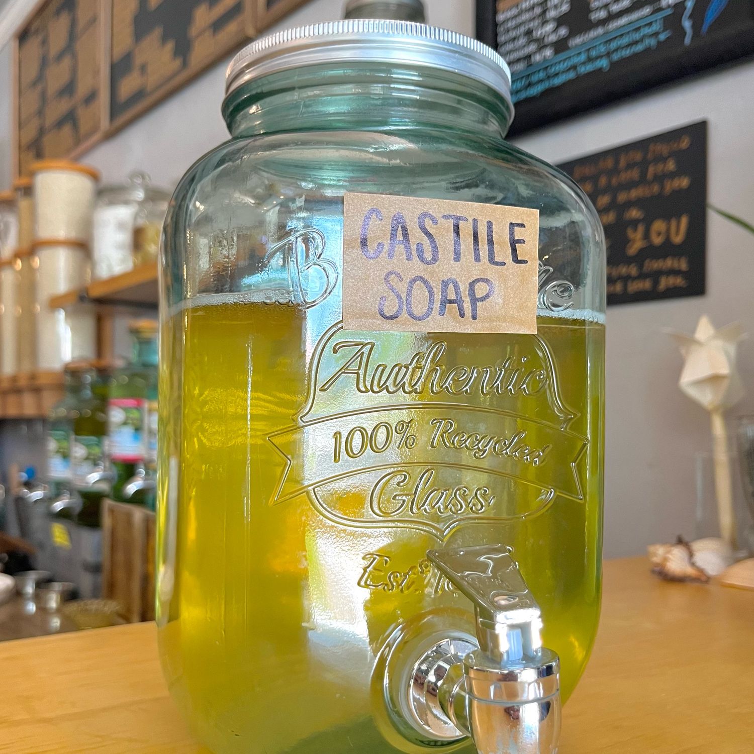 Mild Pure Castile Soap with Aloe, Organic - by the ounce