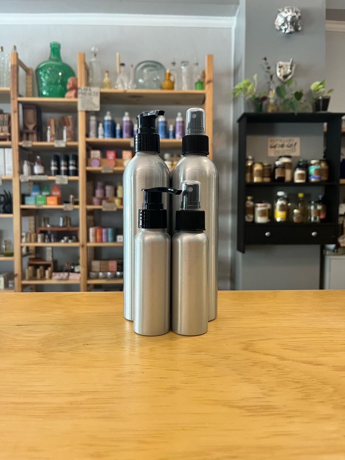 Aluminum Bottles and Lids