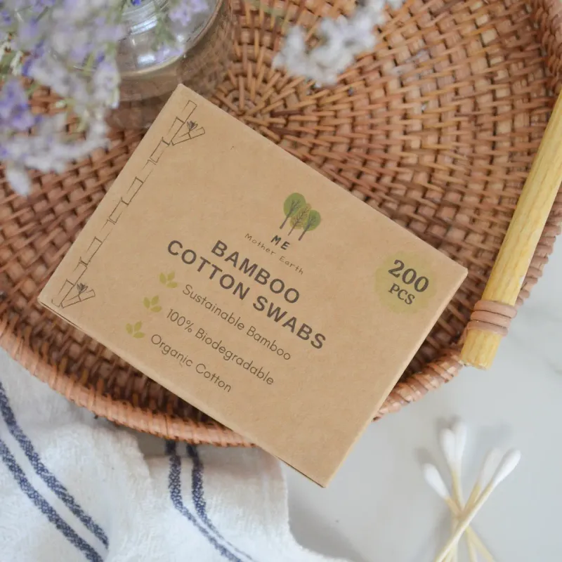 Bamboo Cotton Swabs, 200ct 