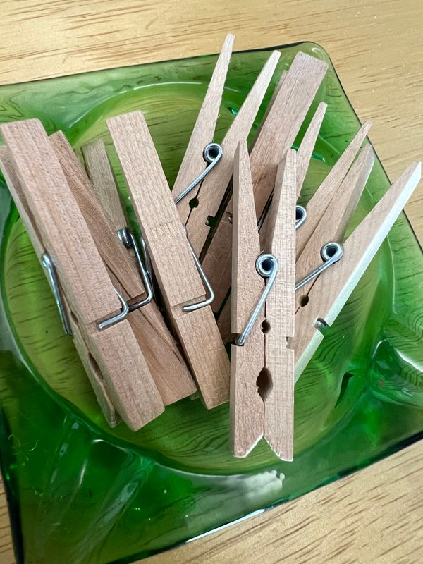 24-Pack Wood Clothespins