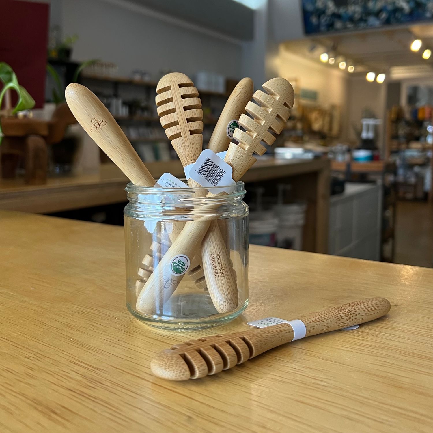 Honey Dipper, Bamboo - Bambu 