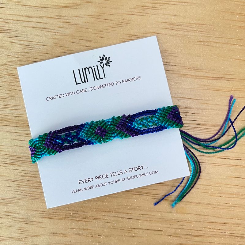 Mayan Woven String Bracelet - Lumily