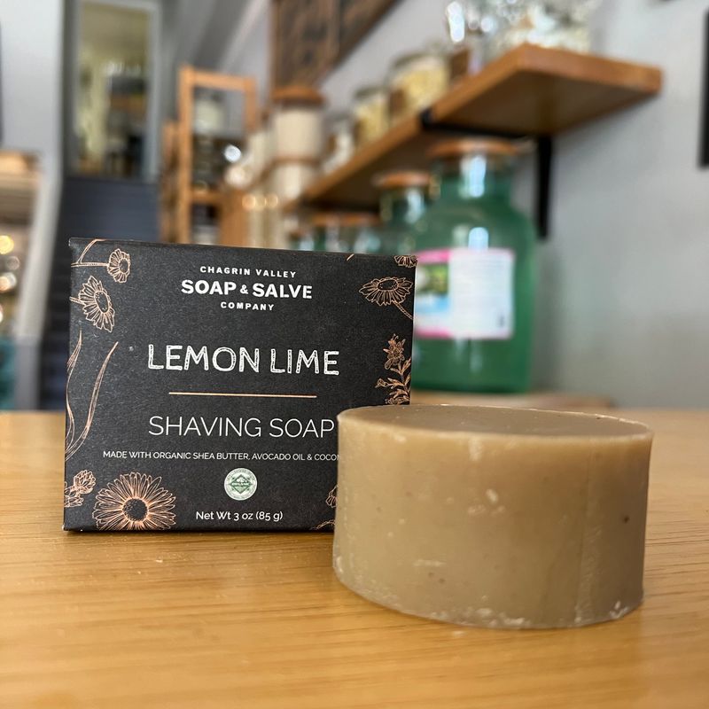 Shave Soap, Lemon Lime - Chagrin Valley S&S