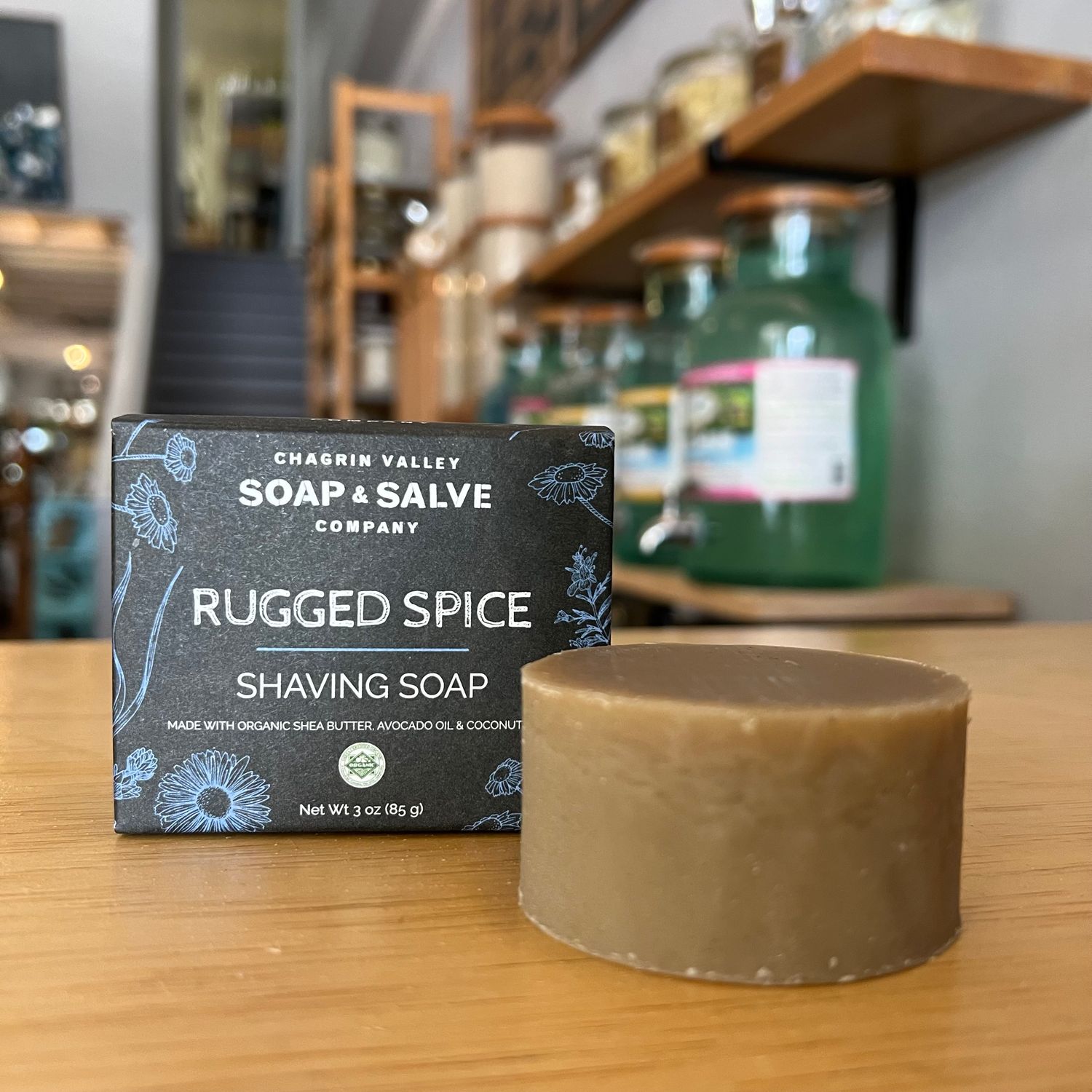 Shave Soap, Rugged Spice - Chagrin Valley Soap 