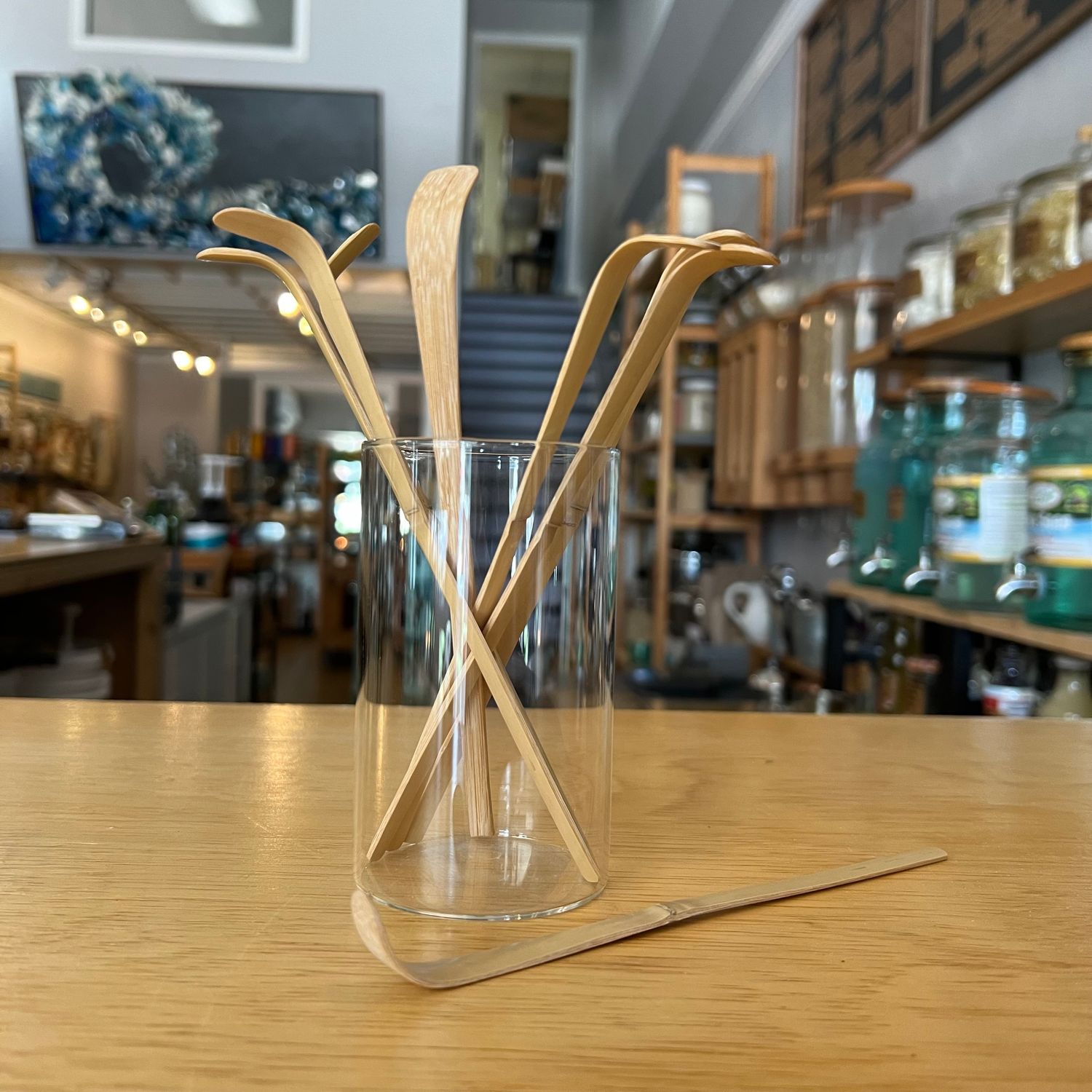 Bamboo Matcha Scraper 