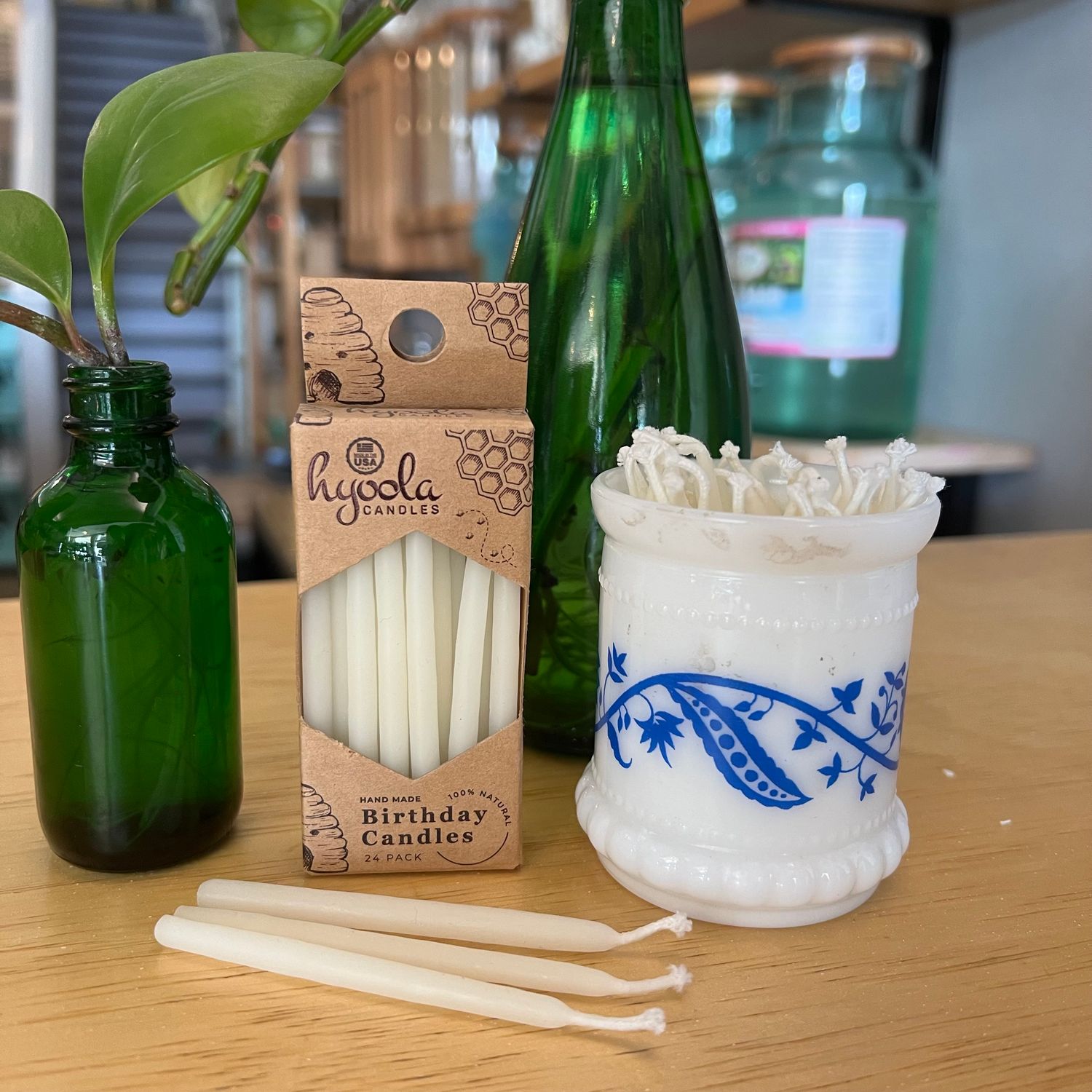 Beeswax Birthday Candles