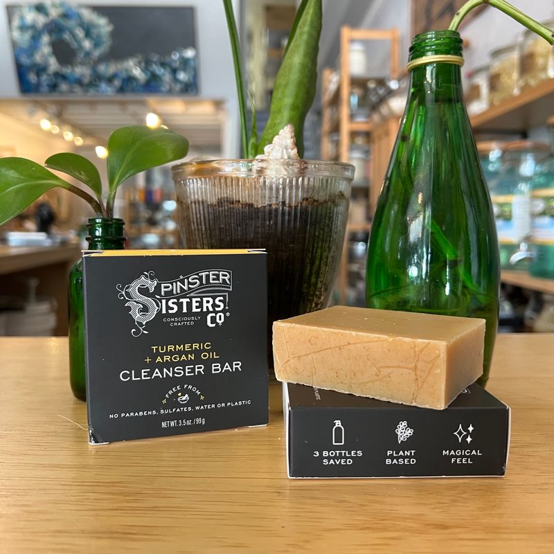 Face Cleanser Bar, Turmeric & Argan Oil - Spinster Sisters