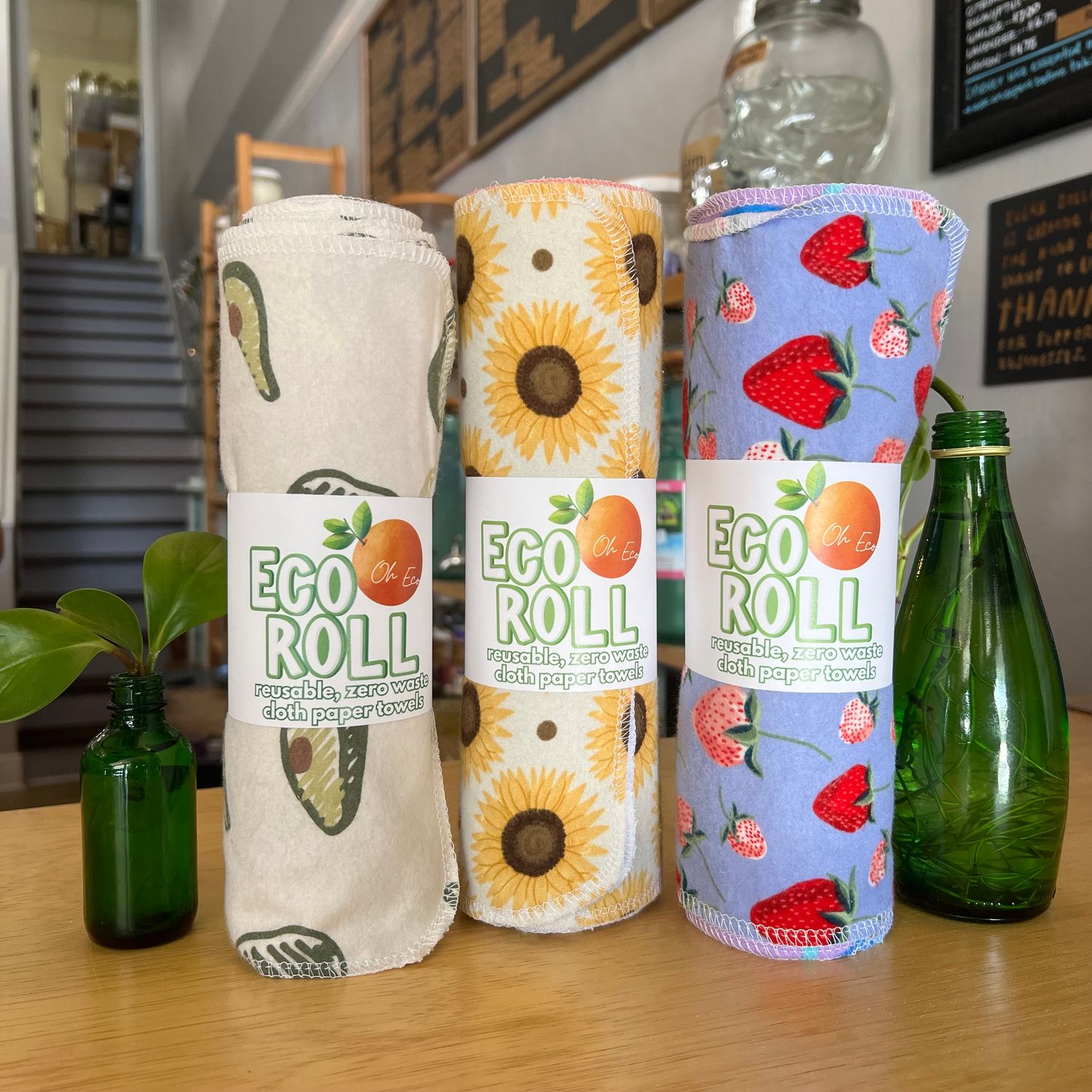 Eco Roll, Reusable Cloth Towels - Oh Eco