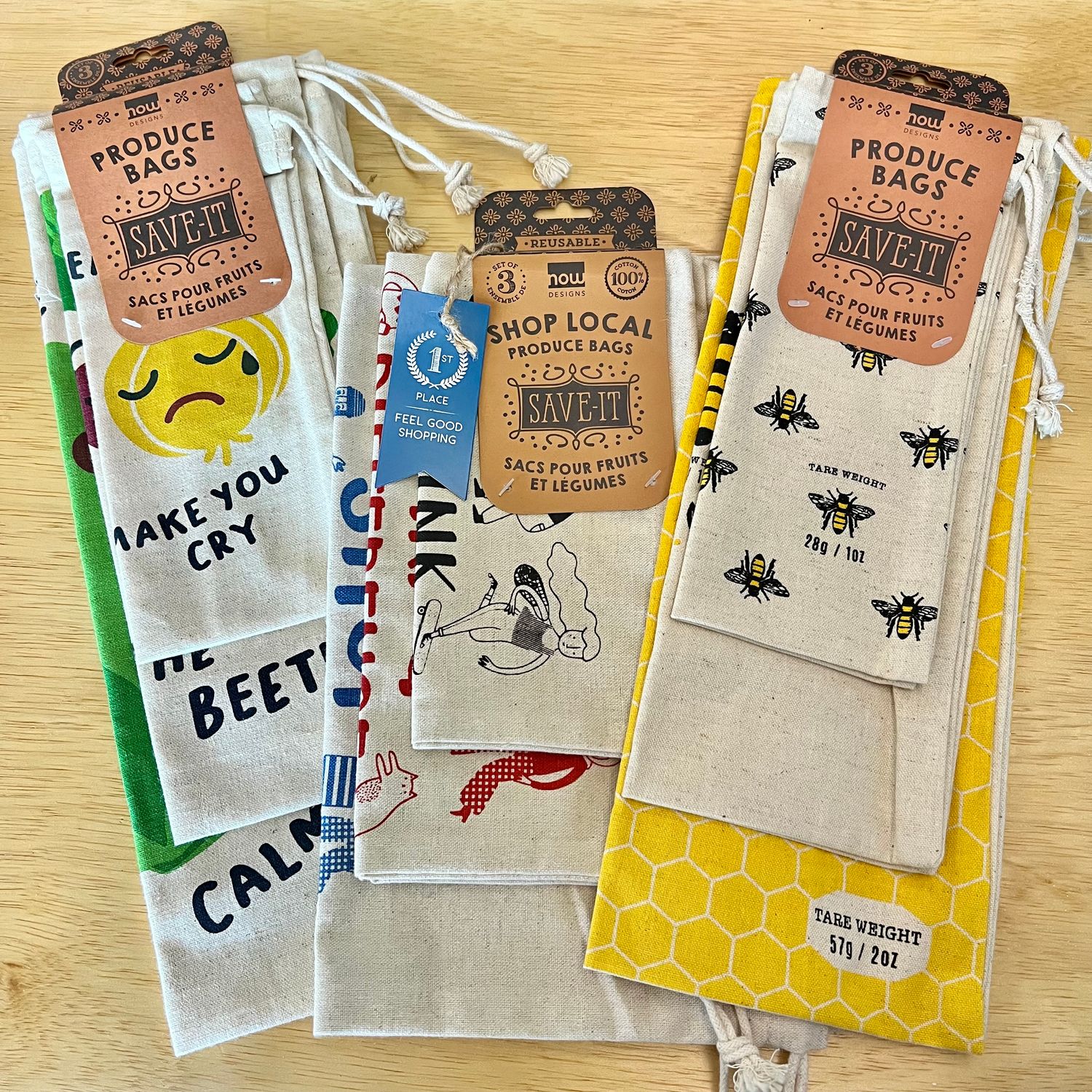 Reusable Produce Bag Sets (3) - Now Designs