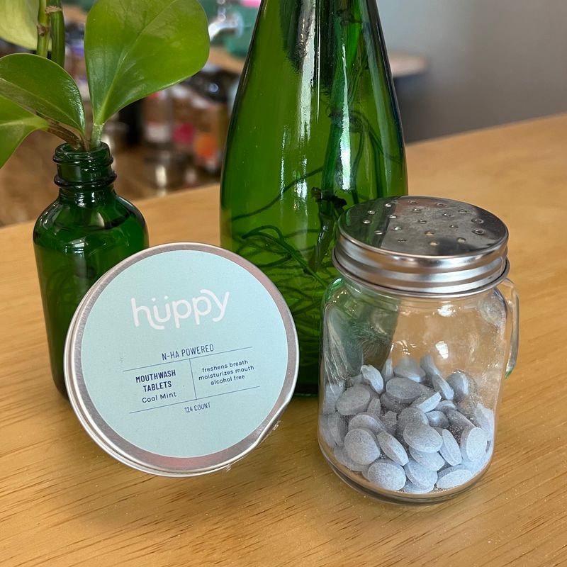 Mouthwash Tablets, Cool Mint - Huppy