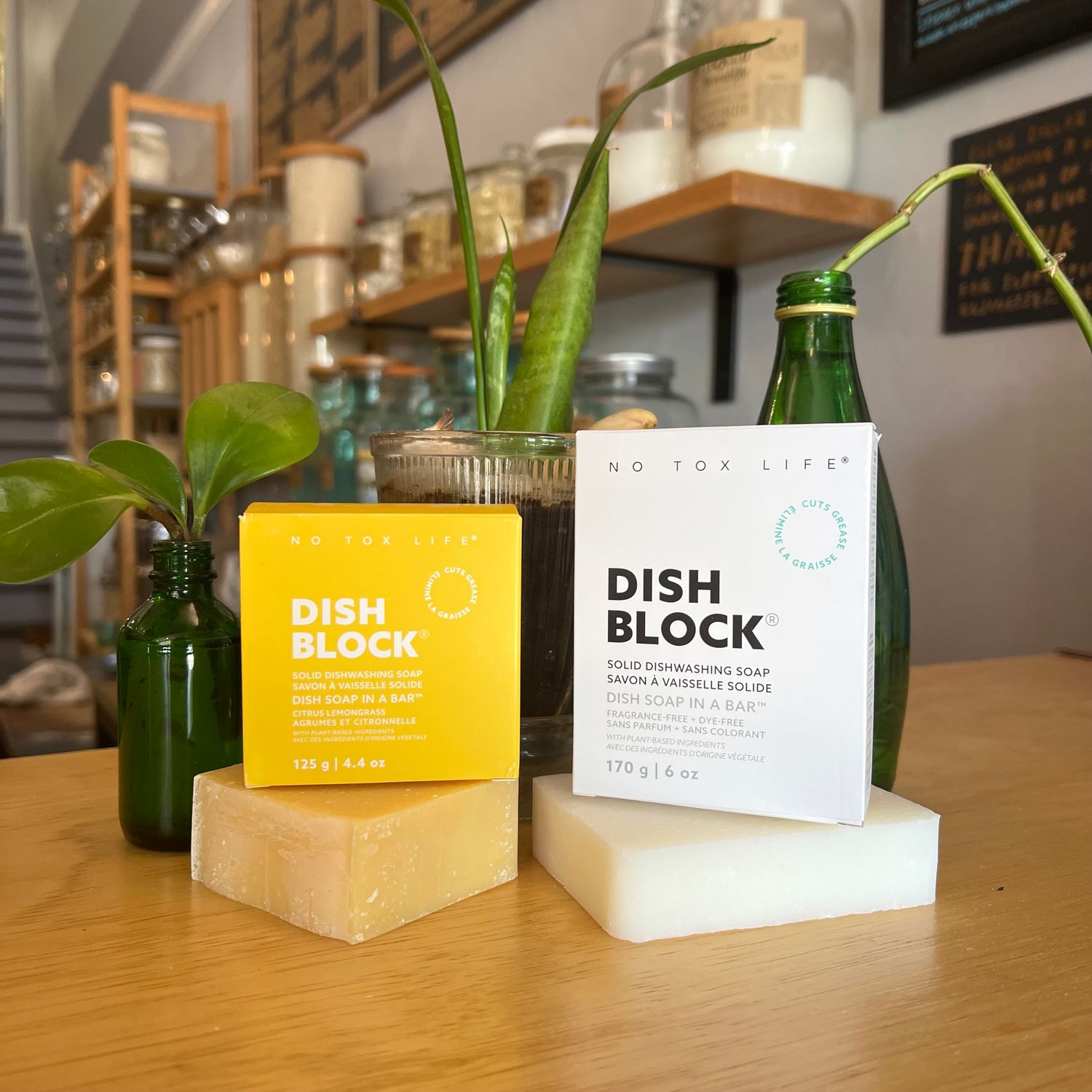 Dish Block, Vegan Solid Dish Soap - No Tox Life 