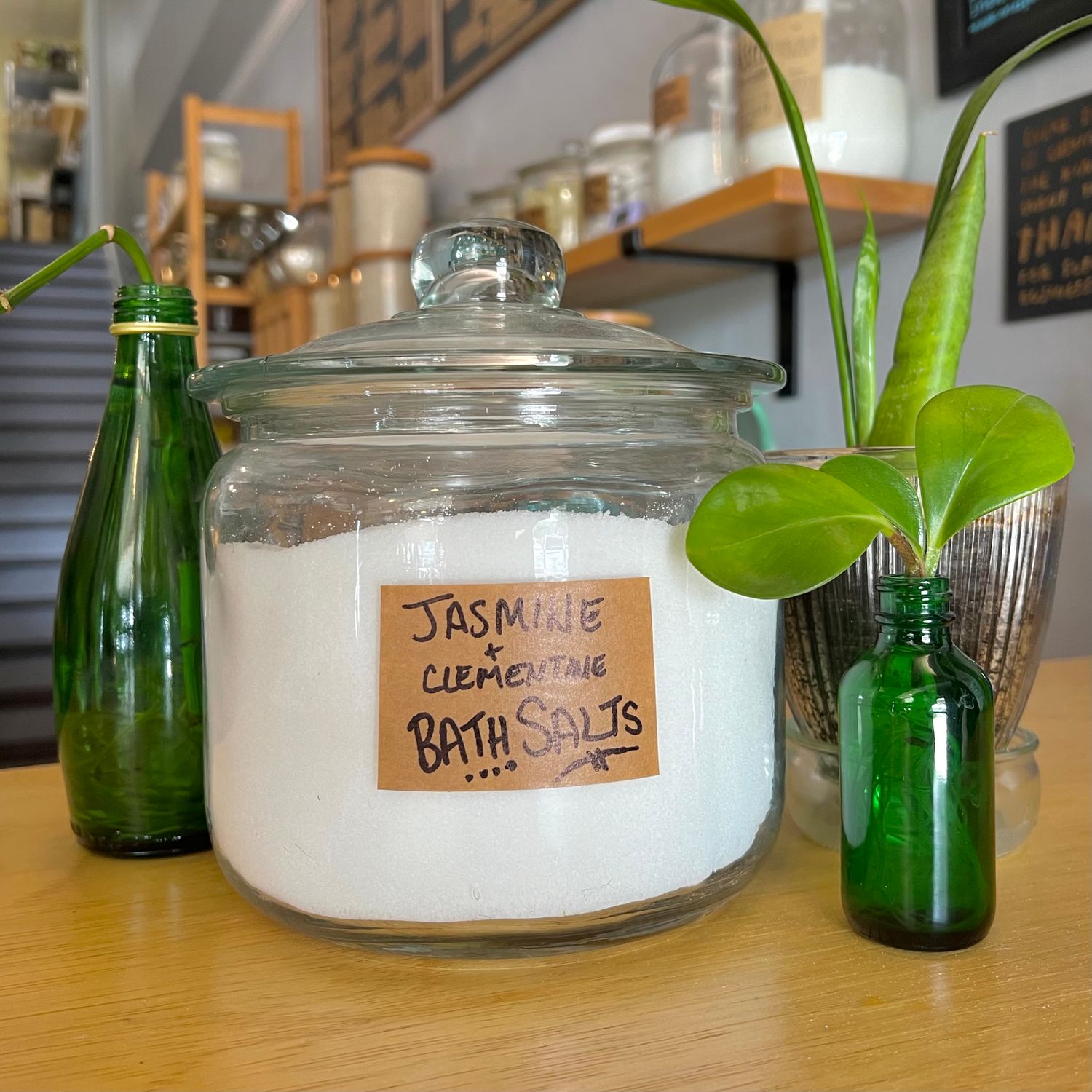 Bath Salts, Jasmine + Clementine - by the ounce