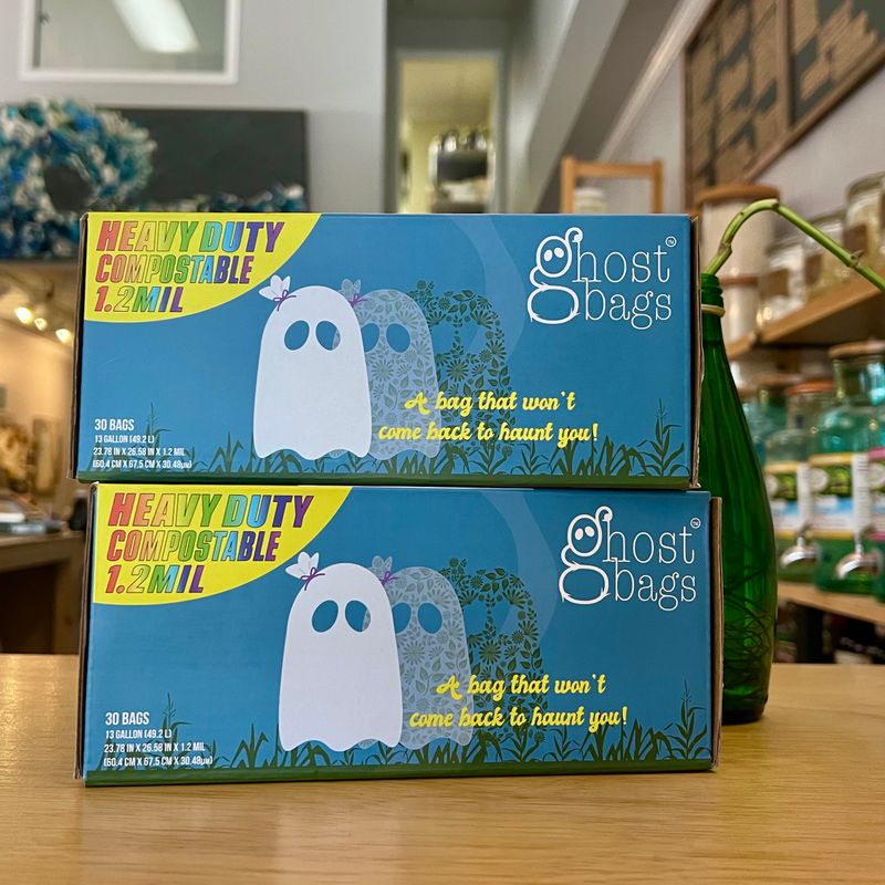 Ghost Bags, 30pk 100% Compostable Bin Liners