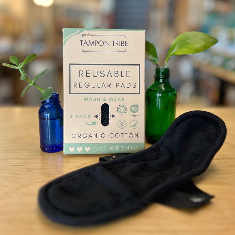 Reusable Regular Pads (2pk) Organic Cotton - Tampon Tribe
