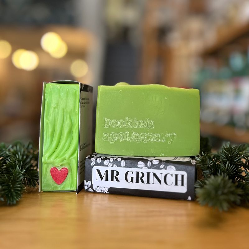 Holiday Grinch Soap - Bookish Apothecary 