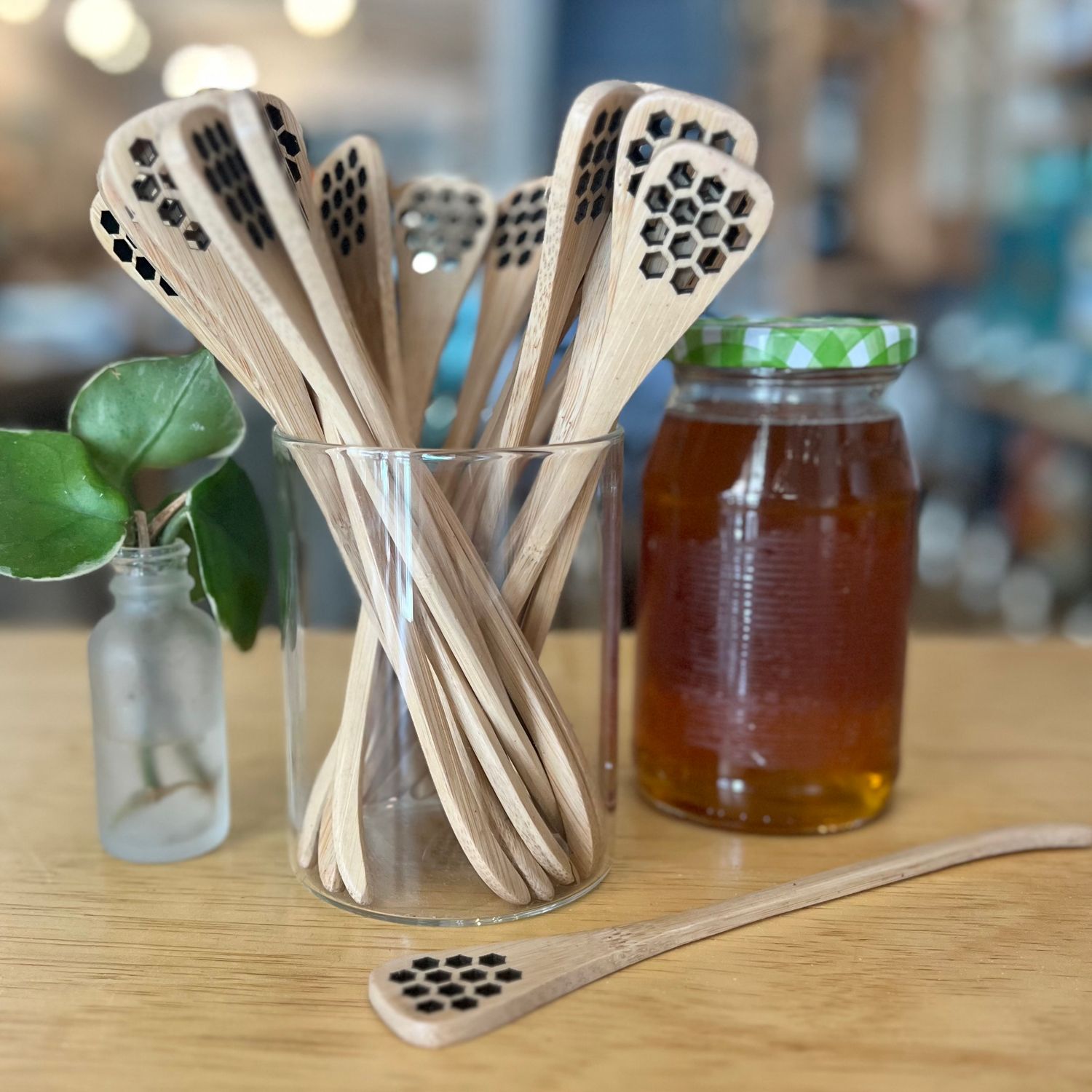Honey Dipper, Bamboo - Bamboo Switch Honey Dipper, Bamboo - Bamboo Switch