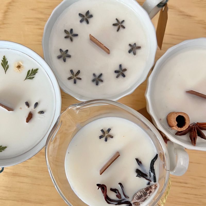 Tea Cup Candle - Flicker + Wick