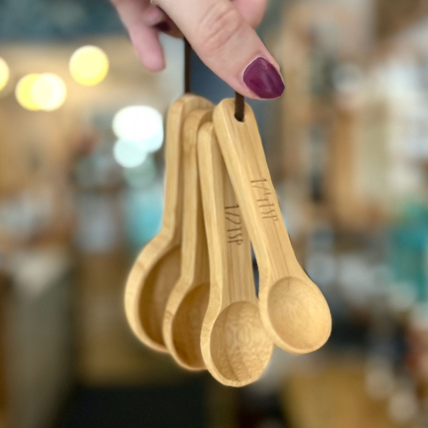 Bamboo Measuring Spoon Set - Bamboo Switch Bamboo Measuring Spoon Set - Bamboo Switch