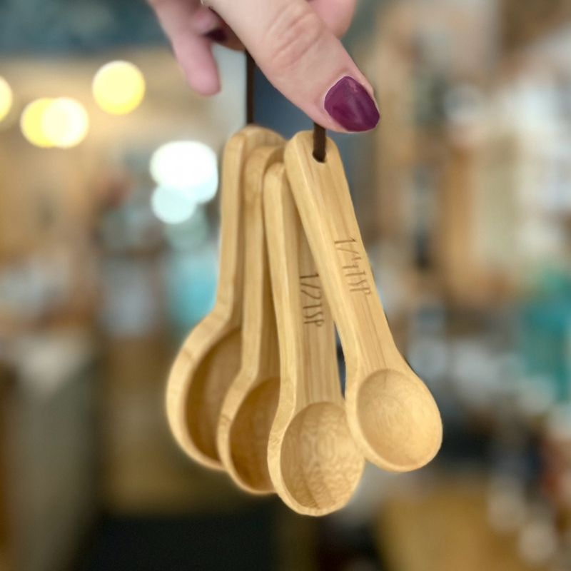 Bamboo Measuring Spoon Set - Bamboo Switch