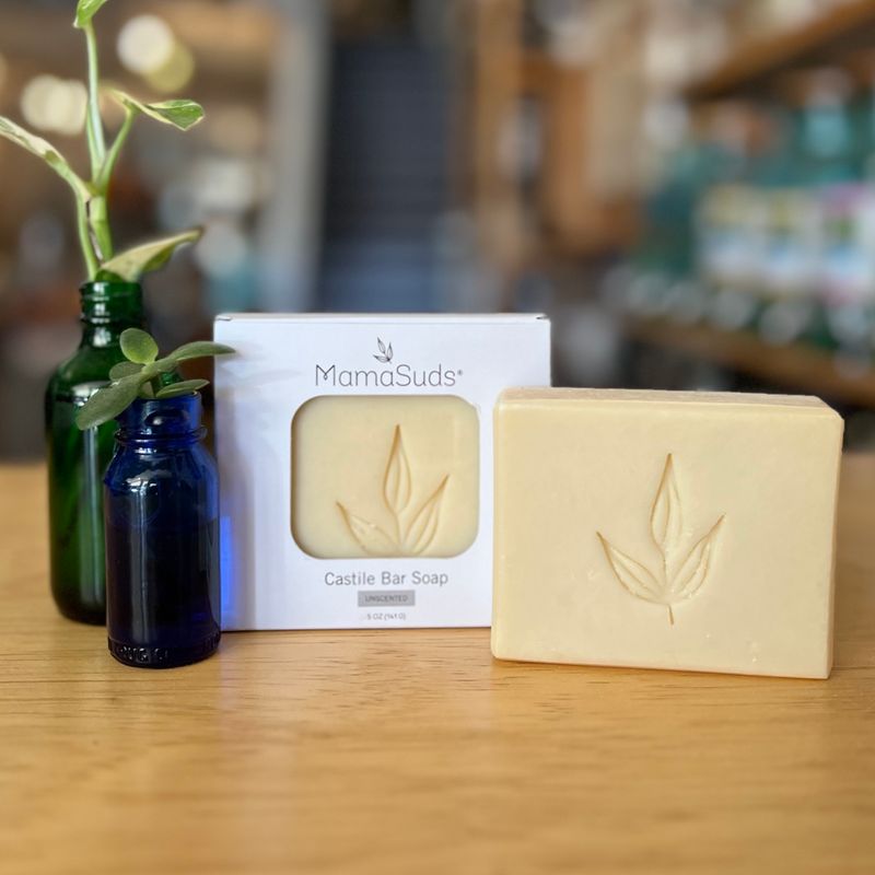 Castile Bar Soap, Unscented - MamaSuds Castile Bar Soap, Unscented - MamaSuds