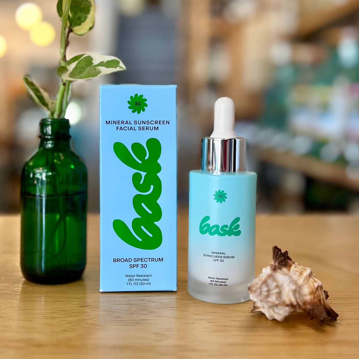 Mineral Sunscreen Serum, SPF 30 - Bask Sunscreen Mineral Sunscreen Serum, SPF 30 - Bask Sunscreen